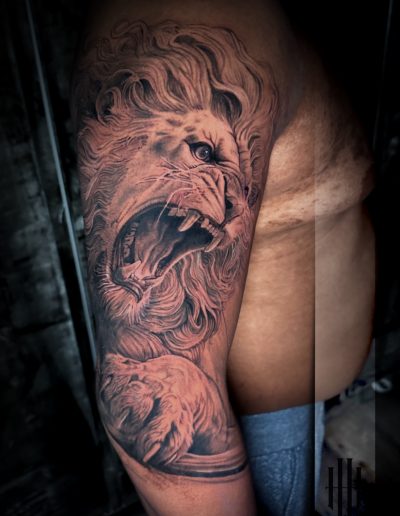 tatouage réalisme et japonais par RayHan Raw