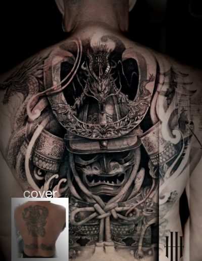 tatouage réalisme et japonais par RayHan Raw