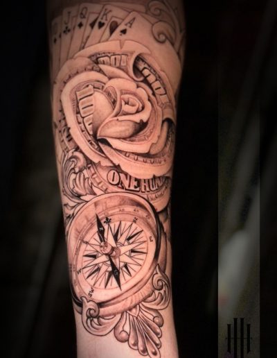 tatouage réalisme et japonais par RayHan Raw