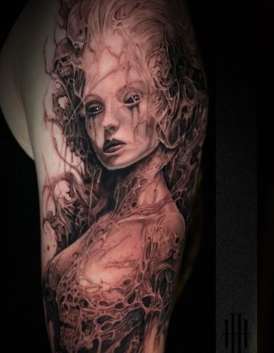 tatouage réalisme et japonais par RayHan Raw