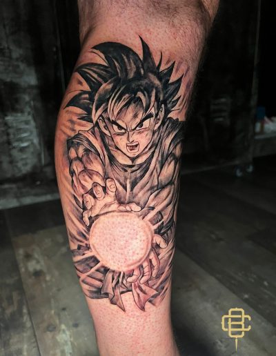 Tatouage manga dbz par Boun Cang