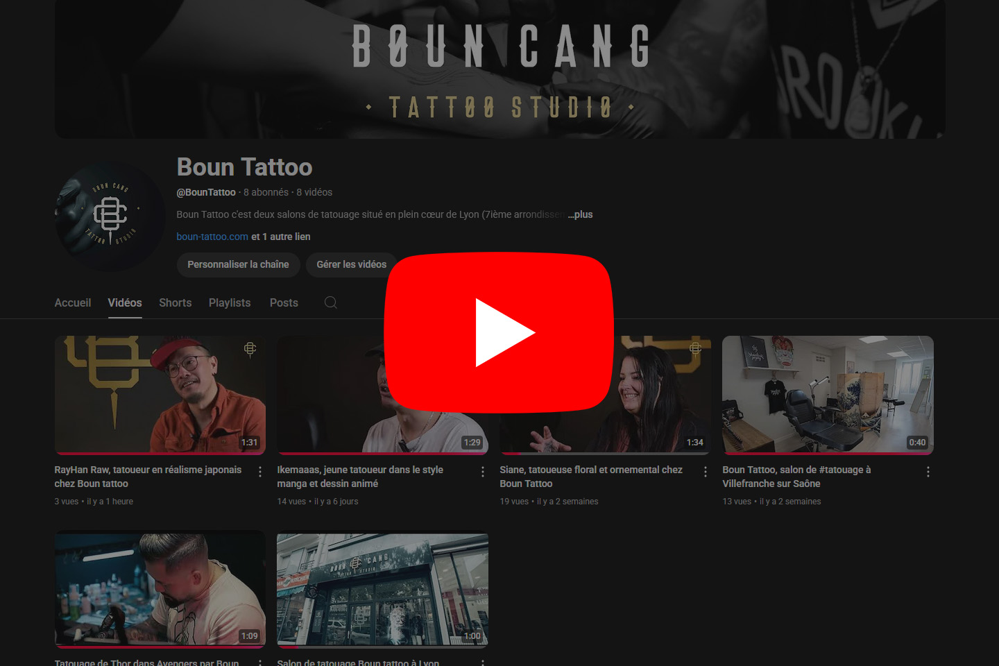 Boun tattoo à la Ink Factiry Lyon 2025